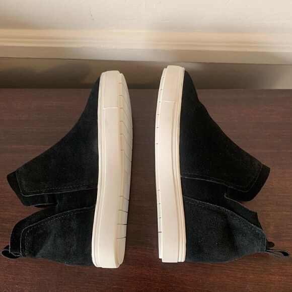 Steven Barker high top suede high top sneakers size 6,5 in black new in box - Picture 9 of 13